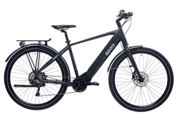 BEEQ Bicicleta BEEQ C800 Trekking - L - Black Suit - Bicicleta eléctrica