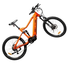 Biastor Bicicleta Biastor | Mr. E-Bike Mountain Electric Bike. Bicicleta Eléctrica de Montaña 29", 48v, 250W, 14.5Ah. Bicicleta eléctrica Unisex de 9 Velocidades. Color Naranja
