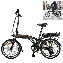 CM67 Bicicleta Bici electrica 20 Pulgadas Engranajes de 7 velocidades 3 Modos de conducción Batería extraíble de Iones de Litio de 10 Ah Bicicleta eléctrica Inteligente E-Bike For Commuter