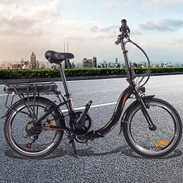 CM67 Bicicleta Bici electrica Batería Litio 36V 10Ah Bicicleta Eléctrica Urbana Cuadro Plegable de aleación de Aluminio Crucero Inteligente Compañero Fiable para el día a día