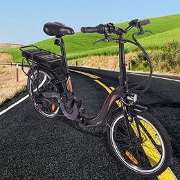 CM67 Bicicleta Bici electrica Batería Litio 36V 10Ah E-Bike Cuadro Plegable de aleación de Aluminio Batería de 45 a 55 km de autonomía ultralarga Compañero Fiable para el día a día