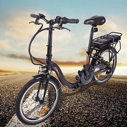 CM67 Bicicleta Bici electrica Plegable 20 Pulgadas Bicicleta Eléctrica Urbana 7 velocidades Crucero Inteligente Compañero Fiable para el día a día
