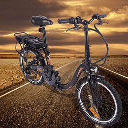 CM67 Bicicleta Bici electrica Plegable 250W Motor Sin Escobillas Bicicleta Eléctrica Urbana 7 velocidades Batería de 45 a 55 km de autonomía ultralarga Compañero Fiable para el día a día