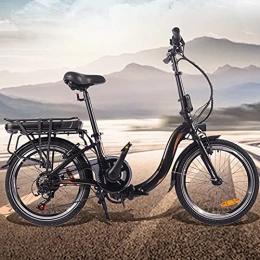 CM67 Bicicleta Bici electrica Plegable Batería Litio 36V 10Ah E-Bike 7 velocidades Batería de 45 a 55 km de autonomía ultralarga Una Bicicleta eléctrica Adecuada para el Uso Diario de Todos