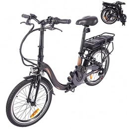 CM67 Bicicleta Bici electrica Plegable con Batería Extraíble E-Bike Cuadro Plegable de aleación de Aluminio Crucero Inteligente Compañero Fiable para el día a día