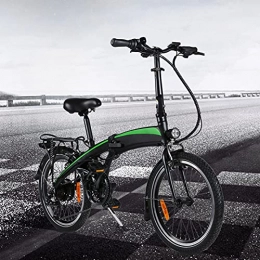 CM67 Bicicleta Bici electrica Plegable E-Bike Motor Potente de 250W 3 Modos de conducción 7 velocidades Batería de Iones de Litio Oculta 7.5AH extraíble