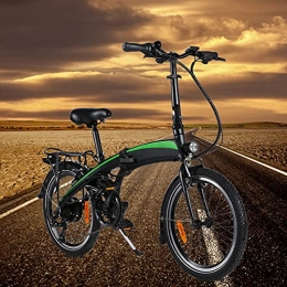 CM67 Bicicleta Bici electrica Plegable E-Bike Motor Potente de 250W 3 Modos de conducción Commuter E-Bike Autonomía de 35km-40km