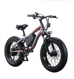 D.J Bicicletas eléctrica Bicicleta de montaña de 20 Pulgadas cómoda Bicicleta eléctrica Moto de Nieve batería de Litio 36 V Playa Asistencia eléctrica Bicicleta aleación de Aluminio Carga 150 kg