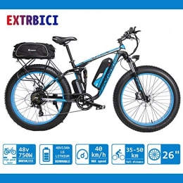 Extrbici Bicicleta Bicicleta de montaña elctrica Extrici XF800 1000W 48V 13A con soporte de carga USB