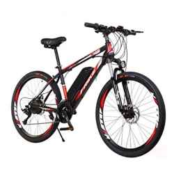 FFF-HAT Bicicleta Bicicleta de montaña eléctrica de 26 pulgadas con batería extraíble de iones de litio de gran capacidad (36V 250W), engranaje de 27 velocidades para bicicleta eléctrica compatible con tres modos de