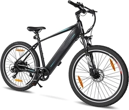 YUANLE Bicicleta Bicicleta de montaña eléctrica de 7 velocidades para hombres y adultos, batería integrada de iones de litio de 27, 5 "y 250W, bicicleta eléctrica de montaña eléctrica de 36V y 14, 5 Ah