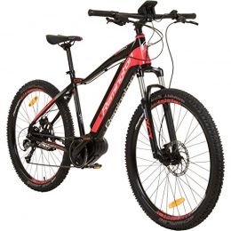 REMINGTON Bicicletas eléctrica Bicicleta de montaña eléctrica Mxpro de Remington, pedelec, motor central, rojo