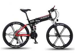 YZ-YUAN Bicicleta Bicicleta de montaña eléctrica para adultos, bicicleta eléctrica de ciclomotor para adultos plegable de 250 W, batería de litio extraíble de 36 V 8 Ah para bicicleta eléctrica de 27 velocidades, rueda