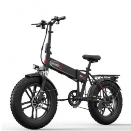 ENGWE Bicicleta Bicicleta elctrica ENGWE EP-2 Beach Fat Tire Bicicleta elctrica plegable y grasa de 20 pulgadas con soporte para servo; motor de 48 V y 500 W y 7 marchas.