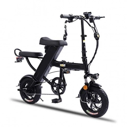 Caogena Bicicleta Bicicleta elctrica-neumtico de 12 Pulgadas con Marco Plegable de Acero de Alto Carbono -48V25A batera de Litio sper, Rango de Crucero de hasta 100 km