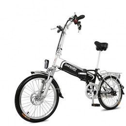 CHJ Bicicleta Bicicleta Elctrica Plegable, Bicicleta Montaa 36V400W, Marco de Aleacin de Aluminio 14.5AH con Batera Litio Asistida 60KM, Bicicletas de Ciudad para Hombres Y Mujeres Adultos