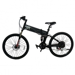 MECER Bicicleta Bicicleta elctrica plegable Mecer batera 36V 10Ah negro