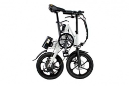 Kwikfold Bicicleta Bicicleta elctrica plegable Xite3 2018, 16pulgadas, 7velocidades Shimano, color Blanco, tamao 16inch, tamao de rueda 16.00