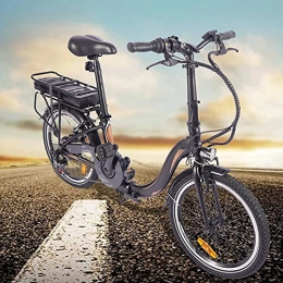 CM67 Bicicleta Bicicleta electrica Adulto 20 Pulgadas E-Bike 7 velocidades Bicicleta eléctrica Inteligente Compañero Fiable para el día a día