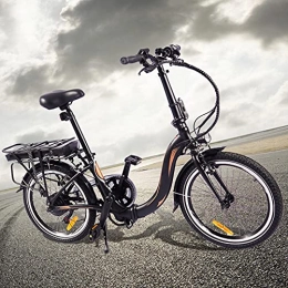 CM67 Bicicleta Bicicleta electrica Adulto 20 Pulgadas E-Bike 7 velocidades Crucero Inteligente Una Bicicleta eléctrica Adecuada para el Uso Diario de Todos