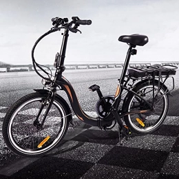 CM67 Bicicleta Bicicleta electrica Adulto 20 Pulgadas E-Bike Cuadro Plegable de aleación de Aluminio Crucero Inteligente Compañero Fiable para el día a día