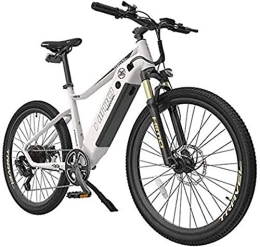 RDJM Bicicleta Bicicleta electrica, Bici de montaña eléctrica de 26 pulgadas para adultos con batería de iones de litio de 48V 10AH / Motor de 250W DC, sistema de velocidad de la variable 7S, marco de aleación de al