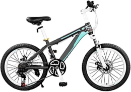 RDJM Bicicletas eléctrica Bicicleta electrica, Bicicleta de montaña para niños para niños, bicicleta de montaña para niños para 5-9 años. Niñas para niños 24 -Speed ​​DriveTrain con ruedas de 20 pulgadas Batería de litio Playa