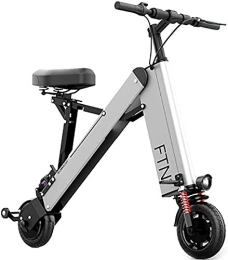 RDJM Bicicleta Bicicleta electrica, Bicicleta eléctrica plegable para adultos, 8 "Bicicleta eléctrica / de viaje Ebike con motor 350W, velocidad máxima 25km / h, carga máxima 120kg, batería de litio de litio de liti