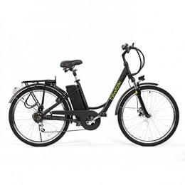 BIWBIK Bicicletas eléctrica Bicicleta ELECTRICA Mod. Sunray 200 BATERIA Ion Litio 36V10AH (Negro)