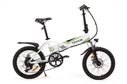 BIWBIK Bicicleta Bicicleta ELECTRICA Plegable Mod. Traveller (Blanco BATERIA 12Ah)
