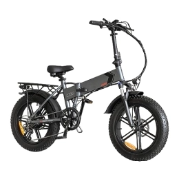 Baeoe Bicicleta Bicicleta eléctrica, 20" Fatbike Ebike 250W Motor 48V 14AH Batería, Alcance 35-90KM, con Sistema 7 Bicicleta de montaña, para Adolescentes y Adultos