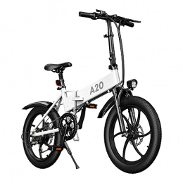 ADO Bicicletas eléctrica Bicicleta eléctrica ADO A20 350W Mujeres Hombres Bicicleta eléctrica / Bicicleta eléctrica de Ciudad con batería de Iones de Litio Desmontable de 36V 10.4Ah, 7 Velocidades Shimano
