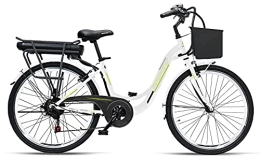ARMONY Bicicletas eléctrica Bicicleta eléctrica Armony Peruga Advance 26 Antracita 250 W blanca