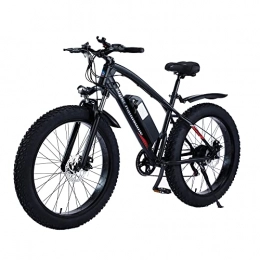 Super Handsome Bicicletas eléctrica Bicicleta eléctrica, bicicleta eléctrica de montaña con neumáticos de grasa (15-25 mph) actualización de 48 V 14.5 AH 750 w bicicleta de 26 "4.0 neumáticos de grasa E-bike Shimano7 Speed