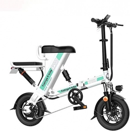 HCMNME Bicicleta Bicicleta Eléctrica Bicicletas eléctricas Plegables Adultas Confort Bicycles Hybrid Hybrid Recumbent / Bikes de Carretera 20 Pulgadas, batería de Litio 8Ah, aleación de Aluminio, Freno de Disco, 36V8A