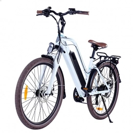Festnjght Bicicleta Bicicleta eléctrica ciclomotor eléctrica Festnjght con asistencia de potencia de 26 pulgadas y 250 W, con medidor LCD, batería de 12, 5 AH, rango de 80 km para mujeres, desplazamientos, compras, viajes