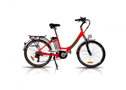 Eco Bici Bicicleta Bicicleta Eléctrica Ciudad OMEYA con Batería de Litio Motor 250W Autonomía 80Kms