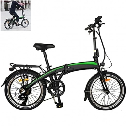 CM67 Bicicleta Bicicleta eléctrica Cuadro de aleación de Aluminio Plegable 20 Pulgadas 250W Commuter E-Bike Autonomía de 35km-40km