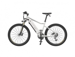 Desconocido Bicicletas eléctrica Bicicleta eléctrica de aleación de Aluminio clásica HIMO C26 / Shimano 7 Niveles / Rango eléctrico de Aproximadamente 60 km (Blanco)