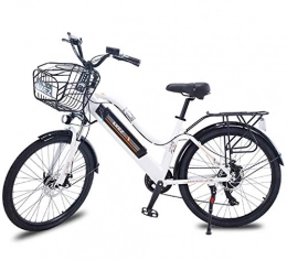 YZ-YUAN Bicicleta Bicicleta eléctrica de ciclomotor para adultos, bicicleta eléctrica inteligente de 26 pulgadas de velocidad, 36V 10AH 350W, bicicleta de montaña con motor para mujer, moto de nieve para adultos C