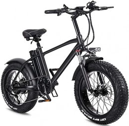HFRYPShop Bicicleta Bicicleta Eléctrica de Montaña 20'' E-Bike MTB Pedal Assist, con Batería Extraíble de 15Ah, Shimano de 7 Velocidades, Amigo Fiable para Explorar