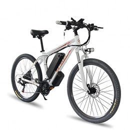 YANGAC Bicicleta Bicicleta Eléctrica de Montaña 29'' E-Bike MTB 3-Modos, Motor 48V 1000 W, Batería Recargable de Litio 17.5Ah, Shimano 21 Velocidades, Velocidad máxima 45 km / h [EU Warehouse], White, 29 Inch