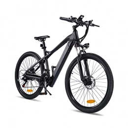 Asiwo Bicicleta Bicicleta eléctrica de montaña BK7 de 26 pulgadas, batería de 7, 5 Ah y 48 V, motor trasero para 25 km / h, 21 velocidades Shimano con doble amortiguación, bicicleta eléctrica para viajes al aire libre