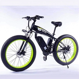 WJSWD Bicicleta Bicicleta eléctrica de nieve, 26 "Bicicleta eléctrica de montaña con bicicleta eléctrica de aluminio de aluminio de alta potencia de litio-ion36v 13Ah con pantalla eléctrica con pantalla LCD adecuada
