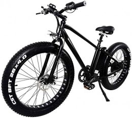 WJSWD Bicicleta Bicicleta eléctrica de nieve, 26 bicicletas de montaña pulgadas marco 48V500w bicicleta eléctrica de aleación de aluminio de 21 velocidad de plegado 20A 15AH batería de litio de 150 kg de bici Velocid