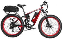 Capacity Bicicleta Bicicleta eléctrica de Nieve, aleación de Aluminio Bicicletas eléctricas, neumáticos de 26 Pulgadas Doble Disco Freno de Doble Disco LCD Pantalla LCD