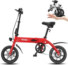 WJSWD Bicicleta Bicicleta eléctrica de nieve, Bicicleta eléctrica, bicicleta eléctrica plegable for adultos, conmuta E-bici con motor de 250W, Velocidad máxima 25 km / h, 3 modos de trabajo, delantero y trasero del f