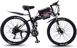 Capacity Bicicletas eléctrica Bicicleta eléctrica de Nieve, Bicicletas eléctricas rápidas para Adultos Bicicleta de montaña eléctrica Plegable, Bicicletas de Nieve de 350W, batería.