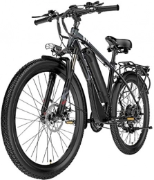 WJSWD Bicicleta Bicicleta eléctrica de nieve, Eléctrica de bicicletas de montaña, 400W 26 '' a prueba de agua de la bicicleta eléctrica con extraíble 48V 10.4AH de iones de litio for los adultos, 21 de velocidad Shif
