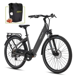   Bicicleta eléctrica deruiz Bicicleta eléctrica de 28 Pulgadas, batería de Tubo 48v 644 WH, Pantalla LCD con Bluetooth, Horquilla de suspensión de Bloqueo, Bicicleta de montaña para Adultos